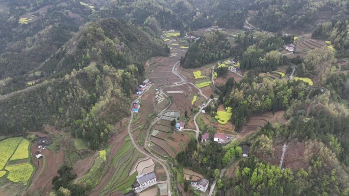 陕西省安康市石泉县汉江秦岭巴山大景航拍