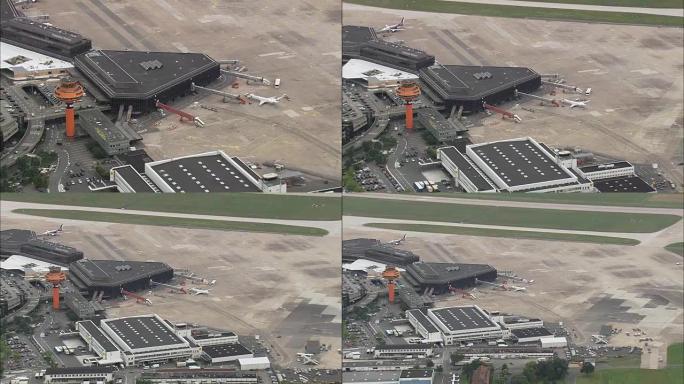 汉诺威机场-鸟瞰图-德国下萨克森州