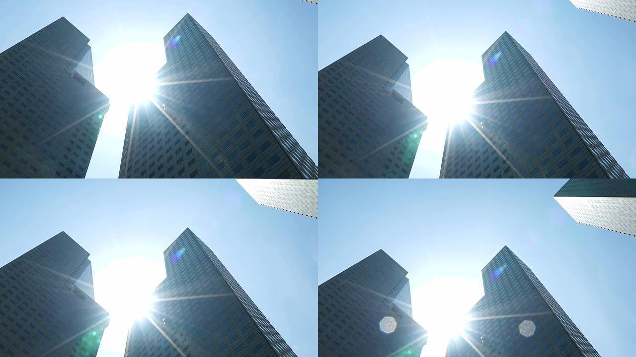 高清延时-新加坡摩天大楼商务办公楼