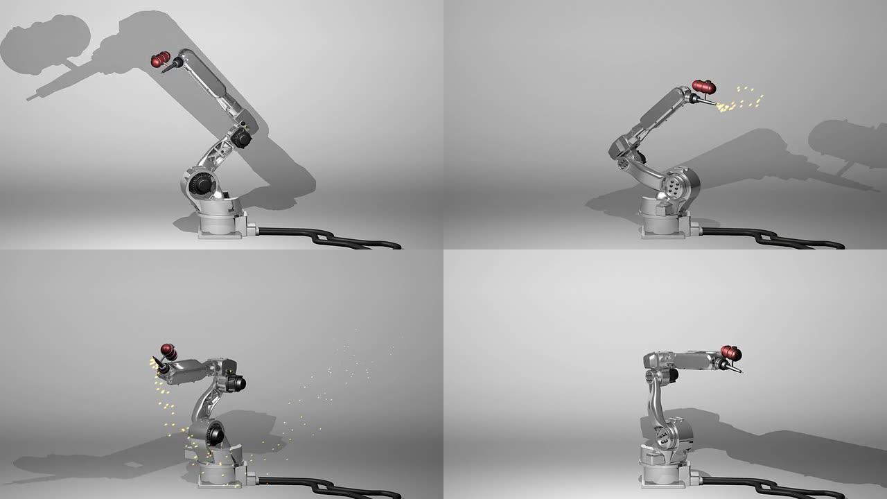 跳舞机器人三维模型未来科技模拟模型