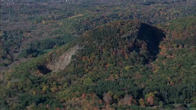 沉睡的巨人州立公园-鸟瞰图-康涅狄格州，纽黑文县，美国