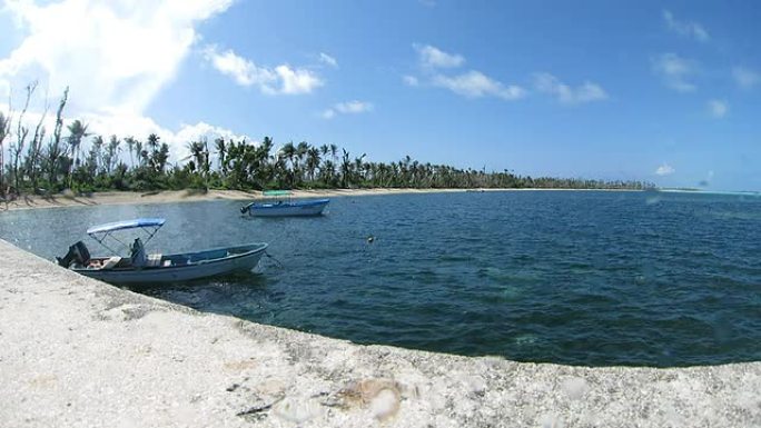 帕劳Kayangel岛的海景