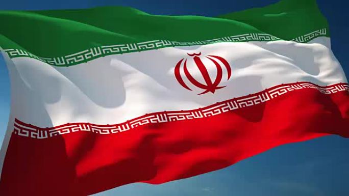 4K伊朗国旗-可循环