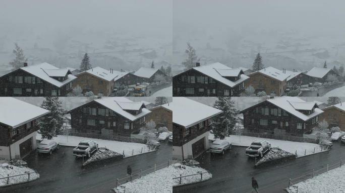 格林德瓦尔德村的暴风雪