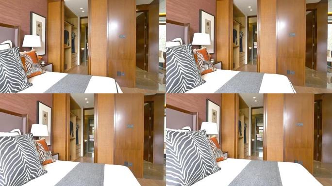 现代卧室室内4k