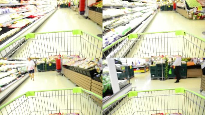 模糊运动购物车