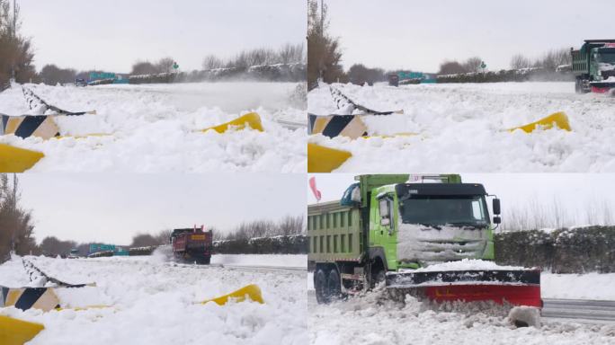 北方东北高速公路扫雪除雪清雪道路交通清障