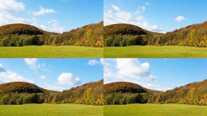 秋天的风景时间流逝