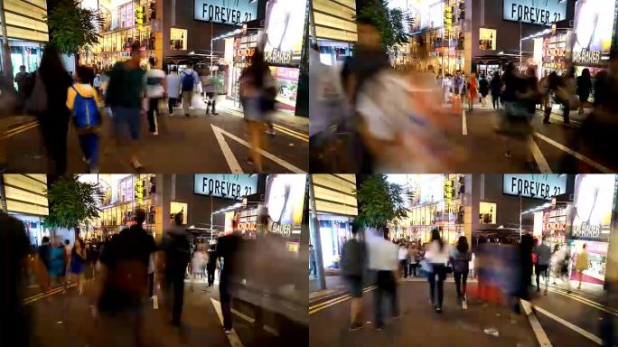 香港城市的延时交通