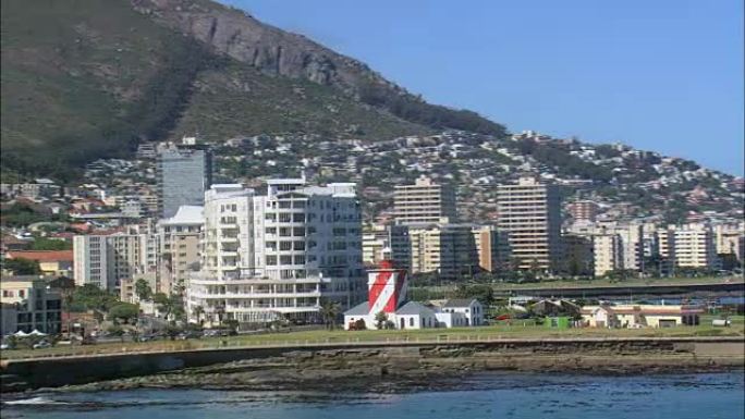 Mouille Point And Lighthouse-鸟瞰图-西开普省，南非开普敦市