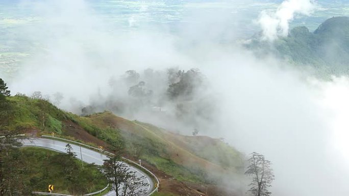 道路和山体素材