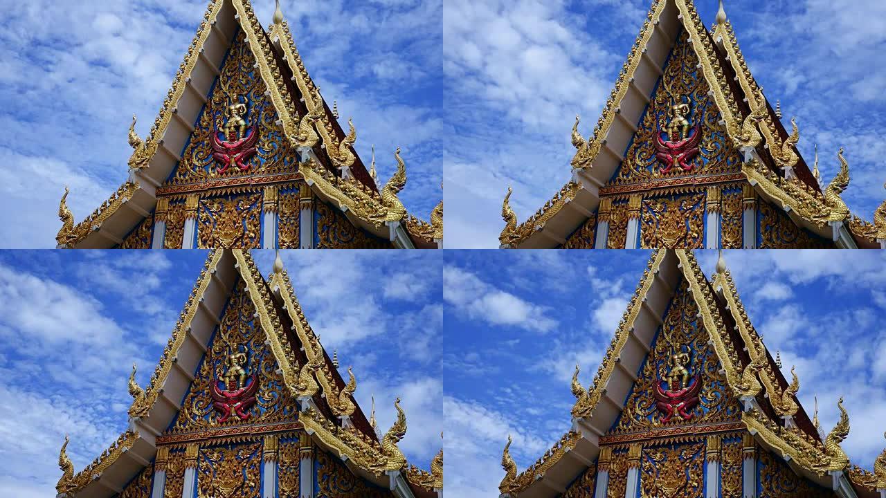 泰国寺庙时间流逝
