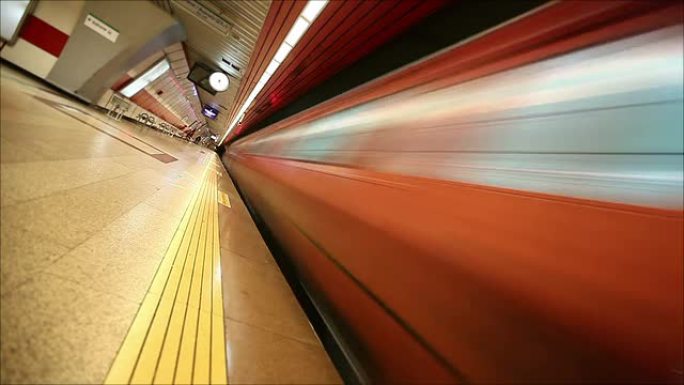 环形地铁动态高清极速行驶搭乘地铁轻轨铁路