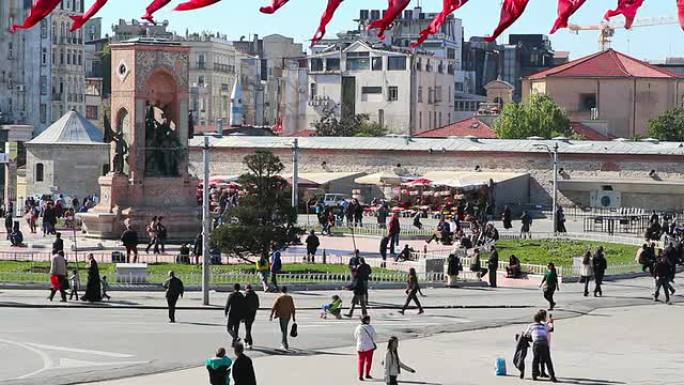 伊斯坦布尔塔克西姆广场共和国纪念碑