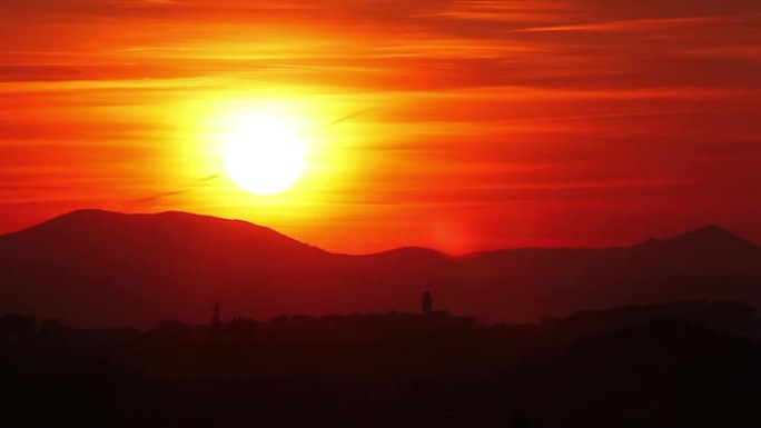 佩内德斯日落-加泰罗尼亚