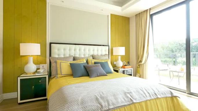 现代卧室室内4k