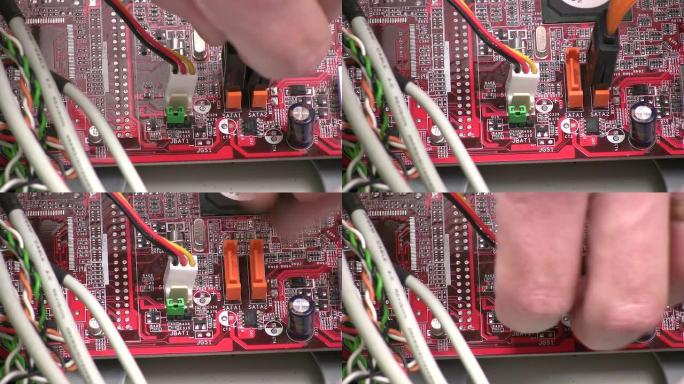 计算机电缆断开