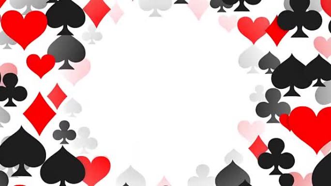 王牌、钻石、红心、黑桃、扑克、二十一点、赌博的可循环隧道