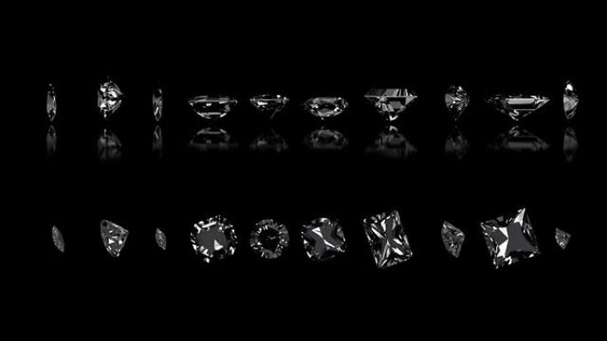 钻石切割系列钻石种类钻石结构钻石旋转