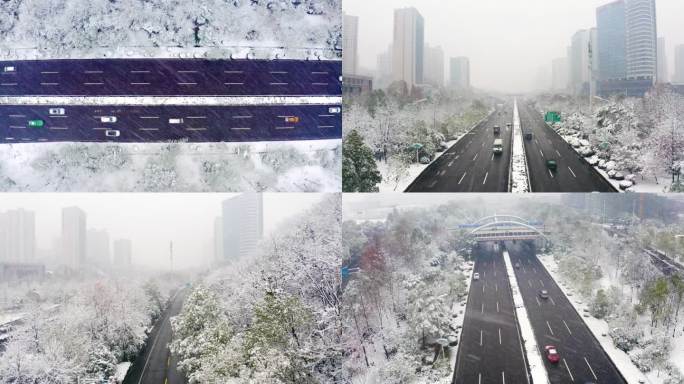 株洲地标雪景