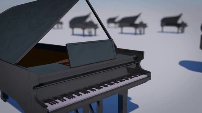 钢琴世界钢琴特写乐器三维