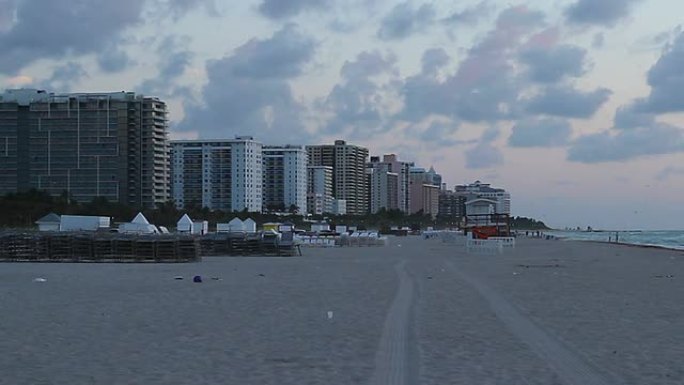 迈阿密海滩的日出