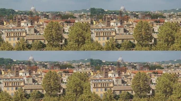典型的罗马宽阔的城市景观