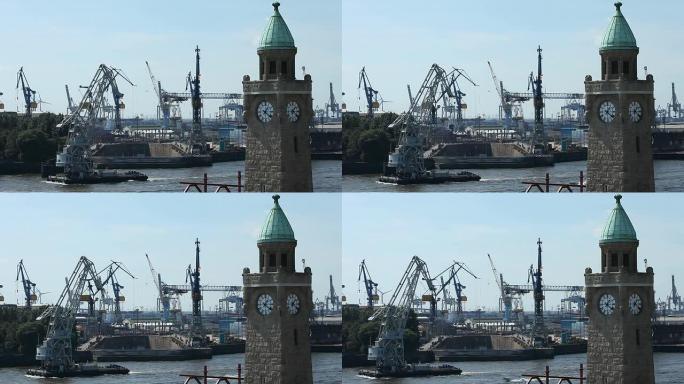 汉堡港汉堡港国外风光钟楼