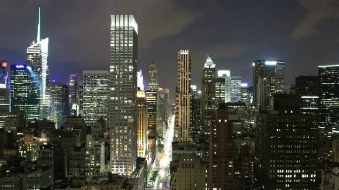 纽约市宣传片空镜头夜景