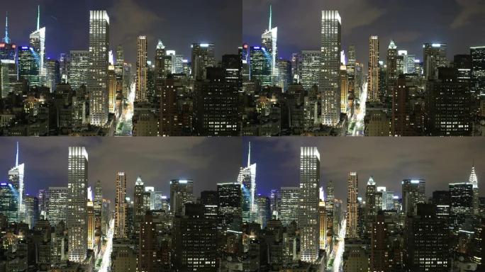 纽约市宣传片空镜头夜景