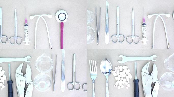 医疗概念中的医疗设备