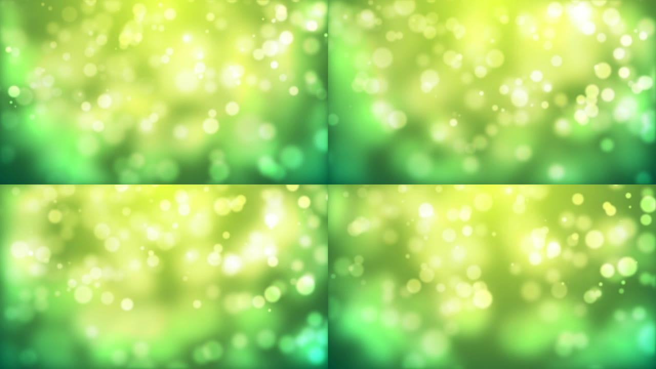 移动粒子-绿色 (HD 1080)