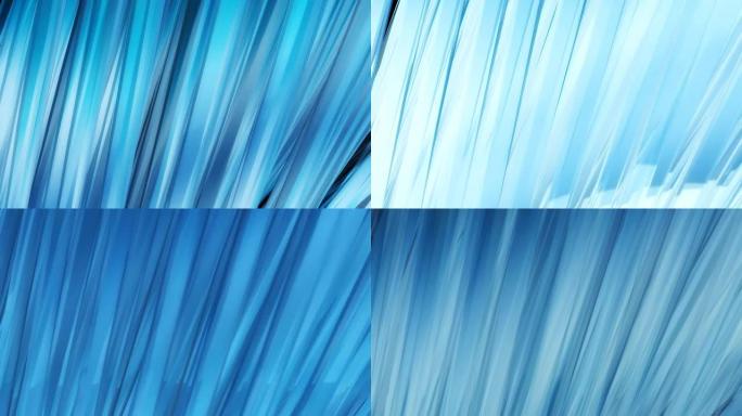 蓝色玻璃纤维柔顺丝滑质感