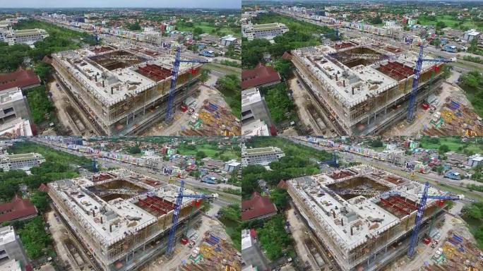 建筑工地鸟瞰图