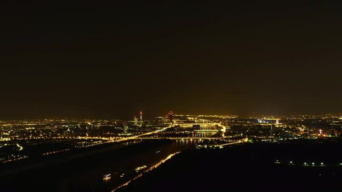 4k: 维也纳在夜间时间流逝