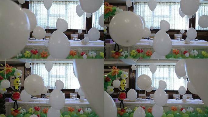 白色气球装饰白色气球装饰