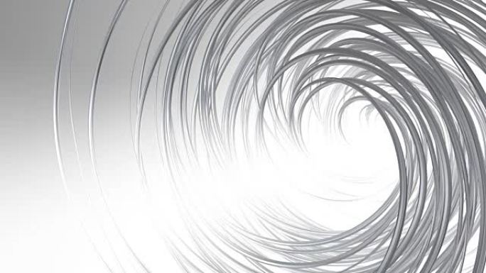 灰色流动波浪抽象背景。视频动画1920x1080