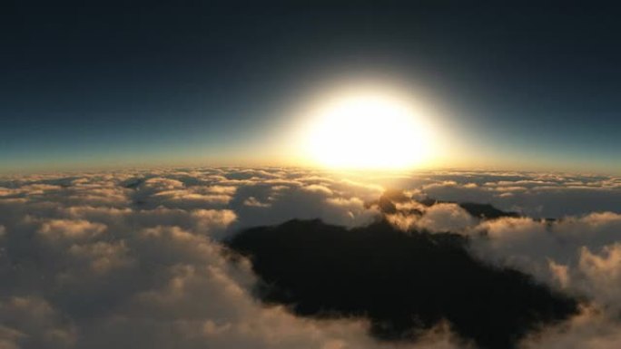 飞翔的梦想。云海云层云雾