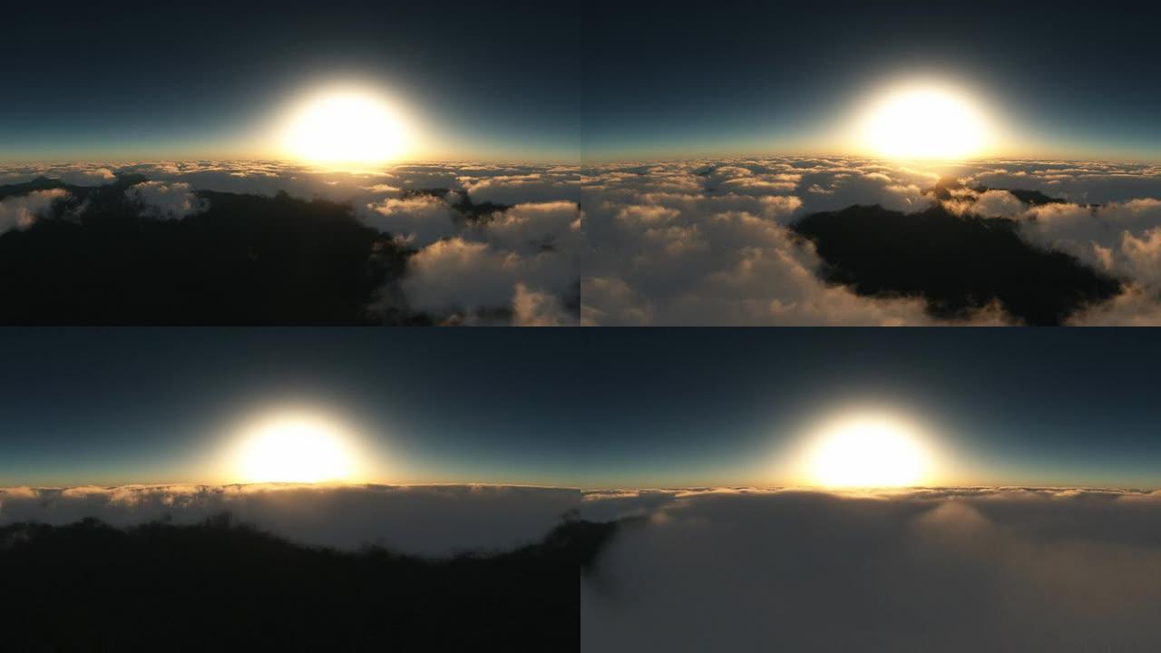 飞翔的梦想。云海云层云雾
