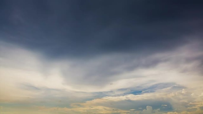 云力量，延时阴雨变天乌云密布光影变化