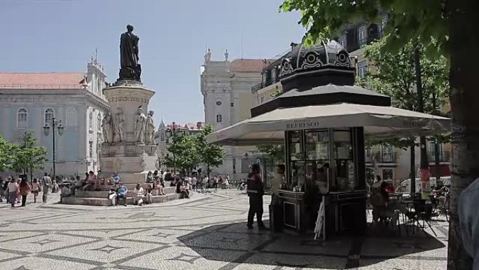 葡萄牙里斯本广场luis de camoes