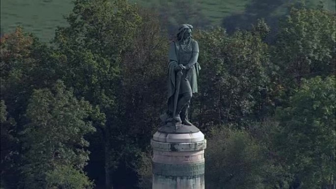 Vercingretorex Memorial-鸟瞰图-勃艮第，法国蒙特巴德区