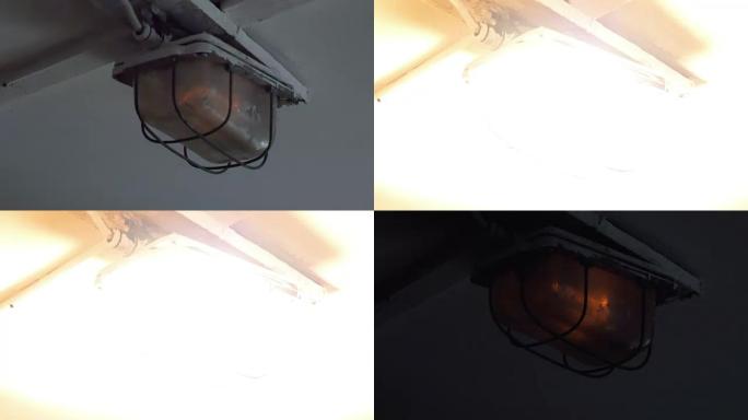 4k灯的两个视频灯光闪烁灯光报警线路问题