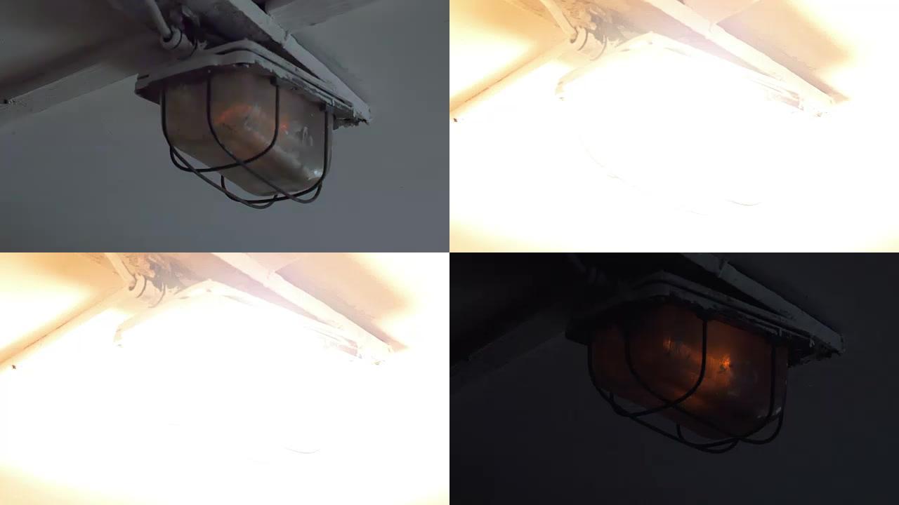 4k灯的两个视频灯光闪烁灯光报警线路问题