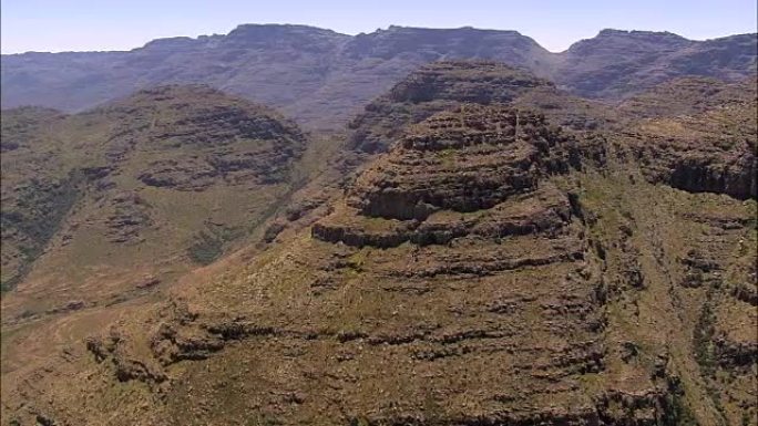 卡鲁·卡雷布自然保护区-鸟瞰图-西开普省，西海岸区自治市，南非塞德贝格