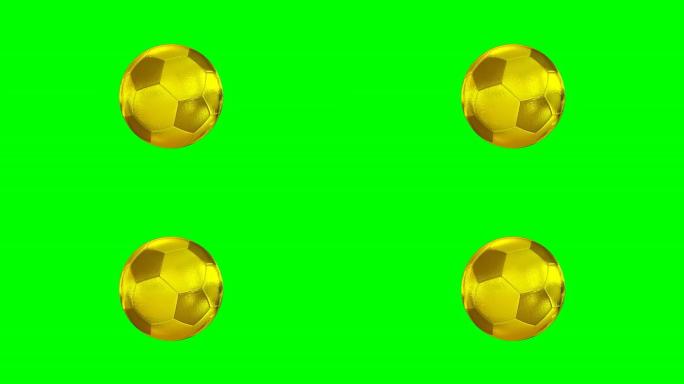 足球金球绿色钥匙足球金球绿色钥匙