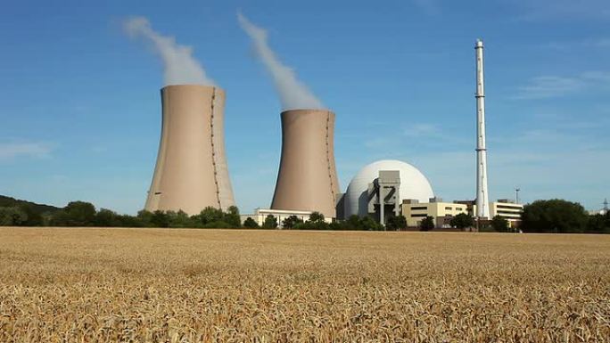 核电站烟囱污染废气排放变暖核电站火电