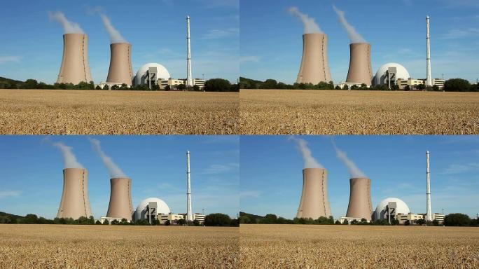核电站烟囱污染废气排放变暖核电站火电
