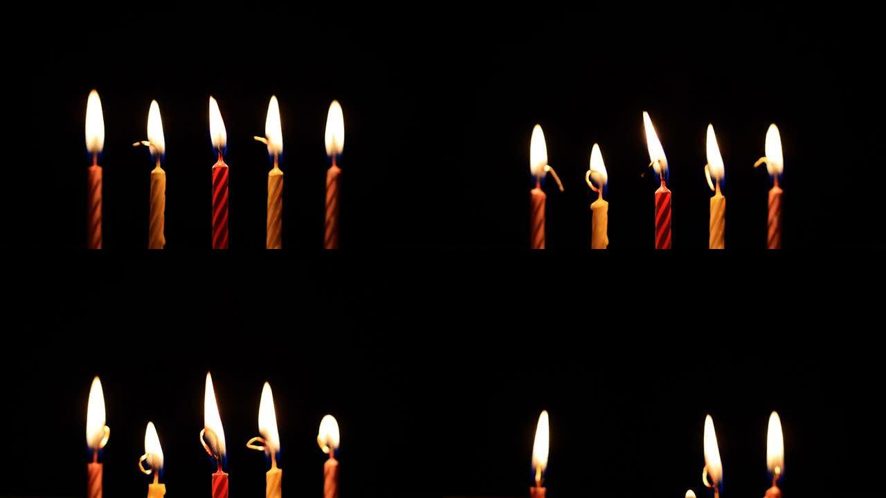 生日蜡烛-延时