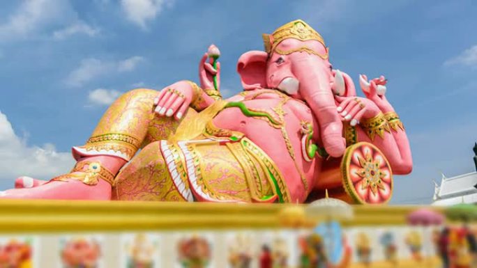 Pink Ganesh最大,泰国Chachoengsao